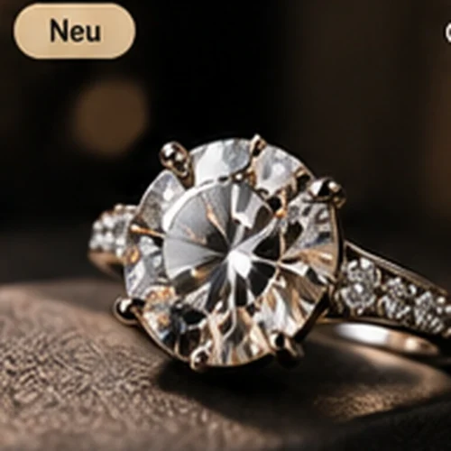 Solitärring mit Zirkonia – Muster