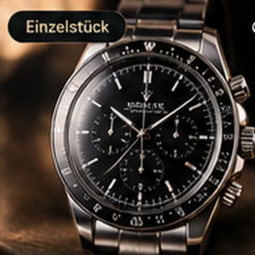 Chronograph aus Edelstahl – Muster